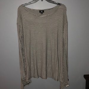 NWT! Black Stripe long shirt